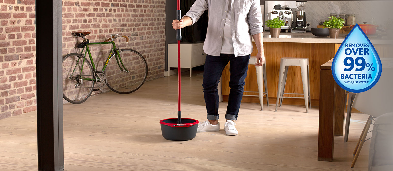 SPIN AND CLEAN MOP 20% OFF